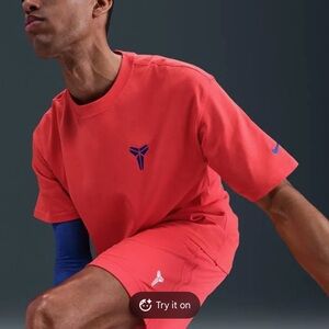 Nike Dri-Fit Kobe Bryant Red Basketball Shorts